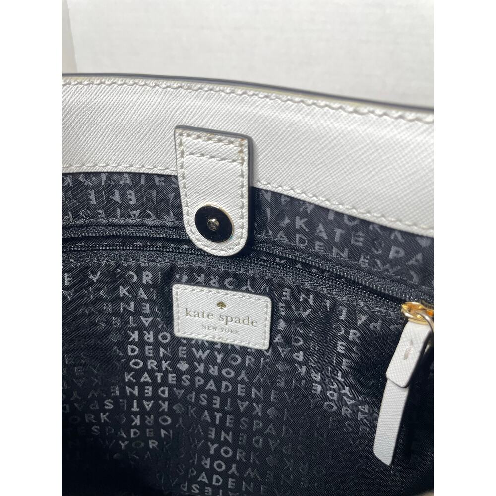 Kate Spade Zuri Handbag Black White - Picture 8 of 10
